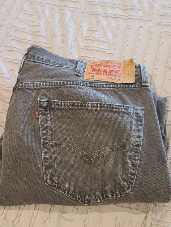 Levi's Other - Levi's 501 Straight Men's Washed Black Jeans